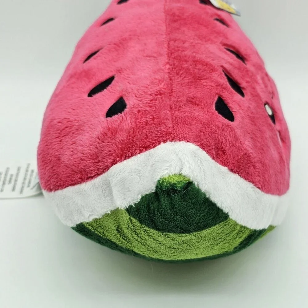 Snugglemi Squishable Comfort Food Watermelon 15 Inch Plush Figure Red Green